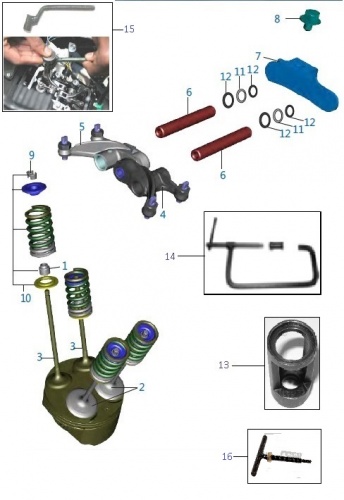 Клапана ДВС RS200 (5/6)