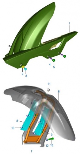 Крылья NS150 (89/90)