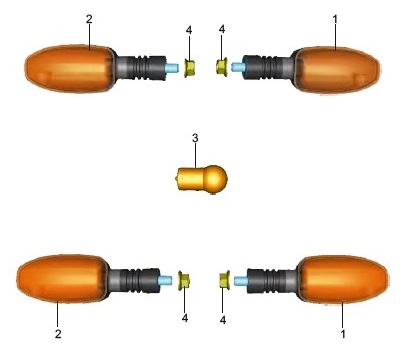 Поворотники Pulsar 180 (91/92)