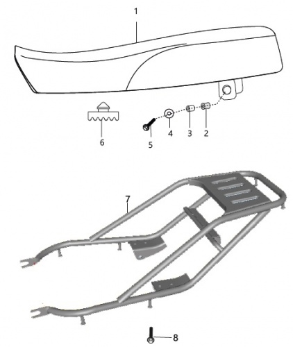 Сиденье BM100 ES (85/86)
