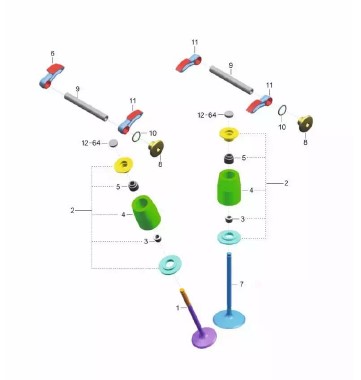Клапана ДВС Dominar400 Touring UG2 3