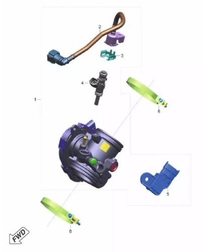 Дроссельная заслонка Dominar400 Touring UG2 18