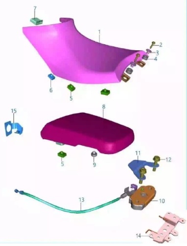 Сиденье Dominar400 Touring UG2 23