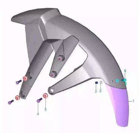 Крылья Dominar400 Touring UG2 28