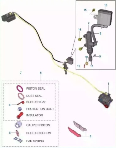 Задний тормоз Dominar400 Touring UG2 36