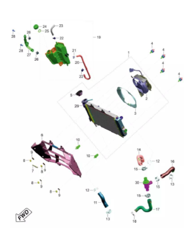 Радиатор Pulsar NS400Z 15
