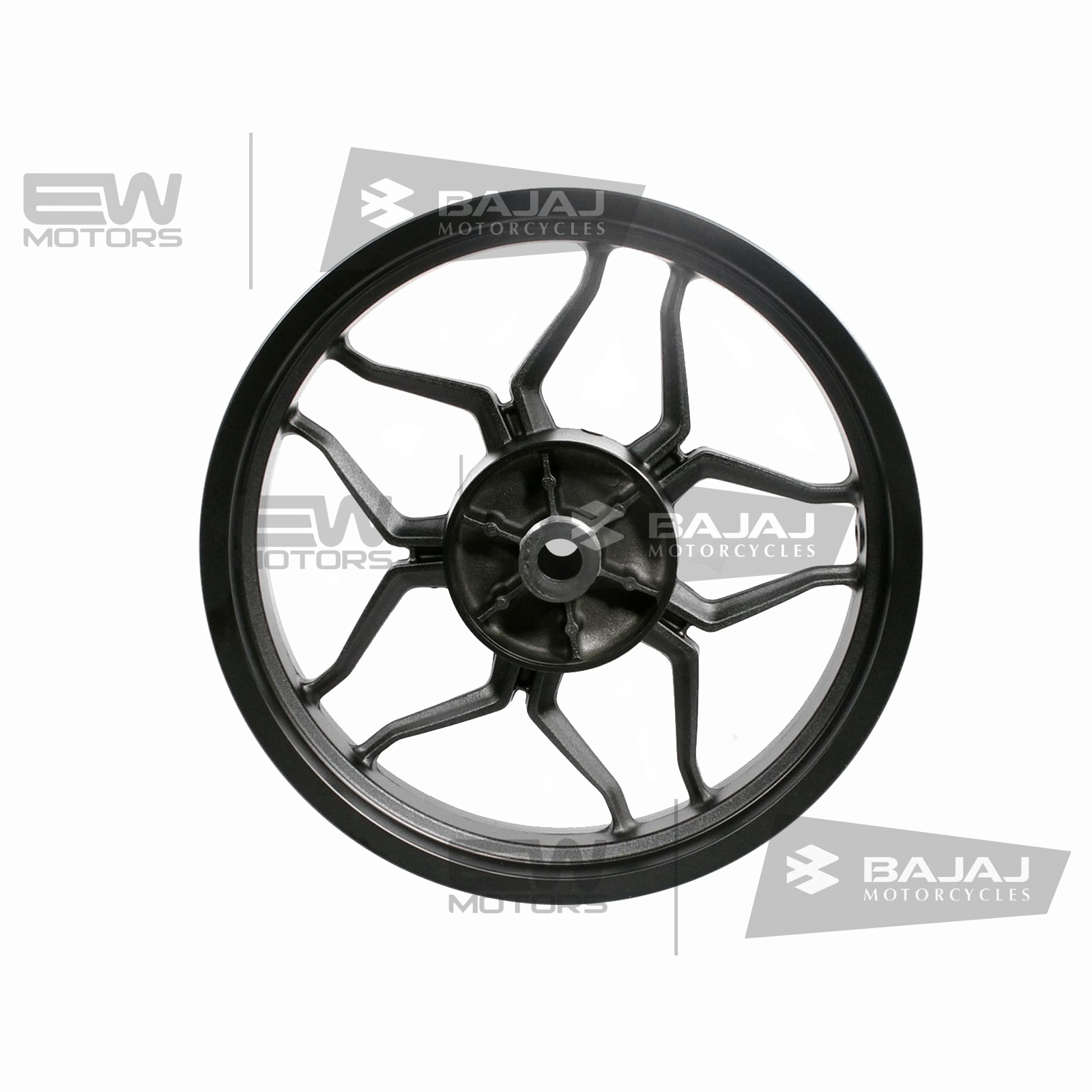 Диск колёсный 3,5х17 колесный задний, черный, 5 спиц JL131209 BAJAJ