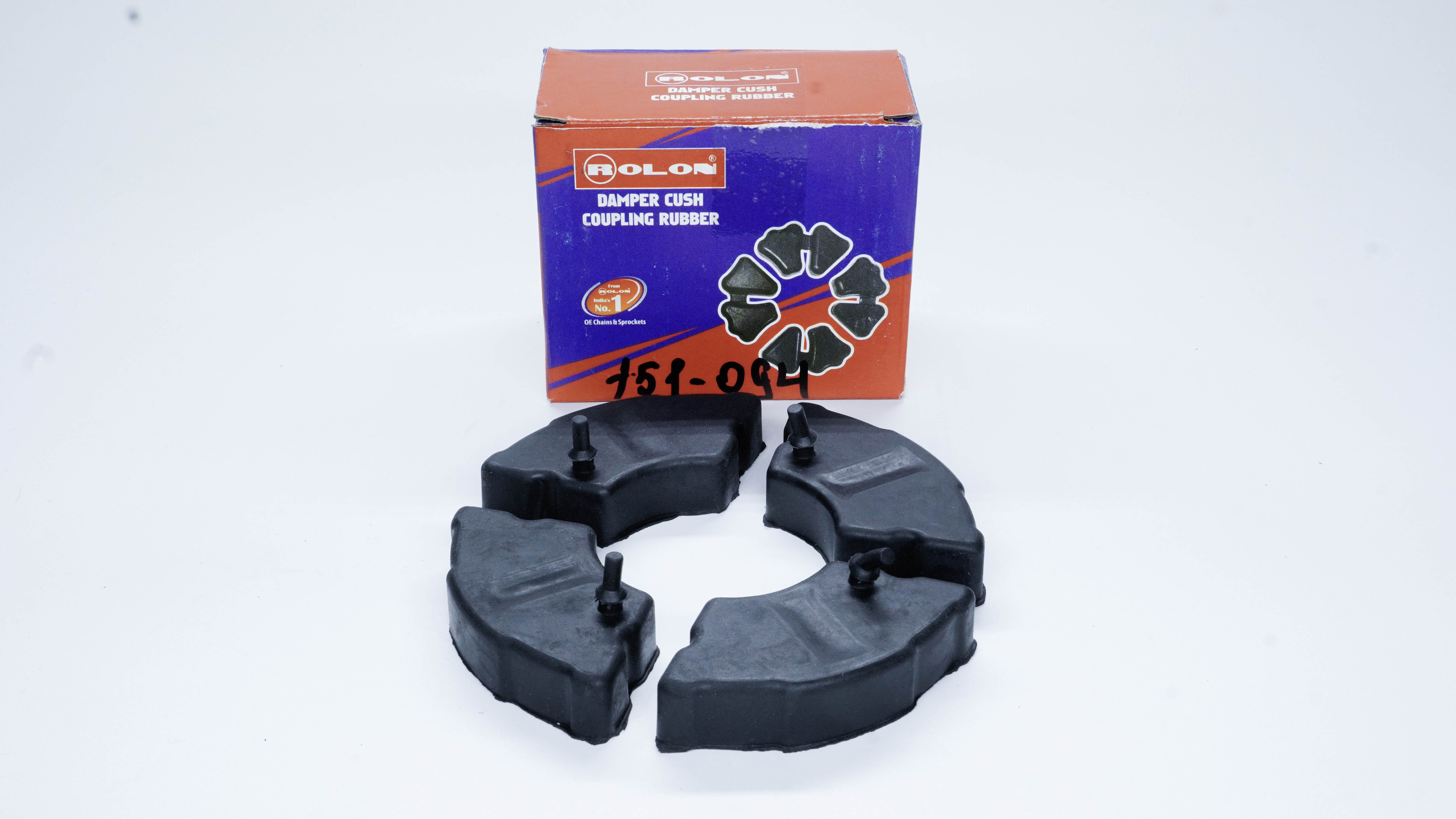 Демпферные резинки заднего колеса BM125/150, V15, ROLON 151-094 (DK151094) ROLON