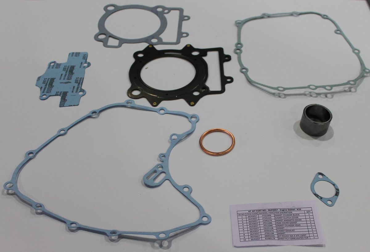 Прокладки двигателя, комплект (замена 36JF0287) 36JF0057 BAJAJ