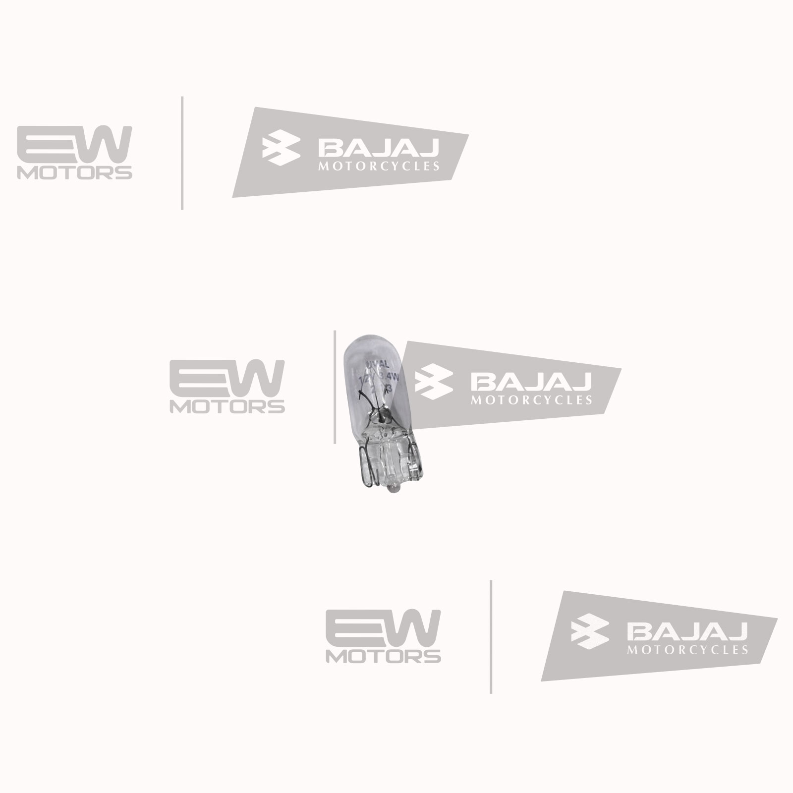 Лампочка безцокольная 12V 3,4W DH191037 BAJAJ
