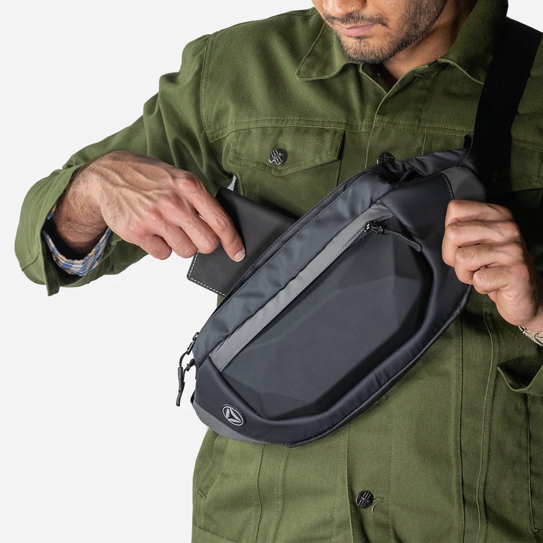 Сумка на пояс Rock Waist CARBONADO, цвет чёрный CN02000113 CARBONADO