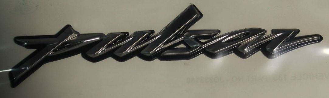 Эмблема на бак 3D EBONY BLACK JD233150 BAJAJ