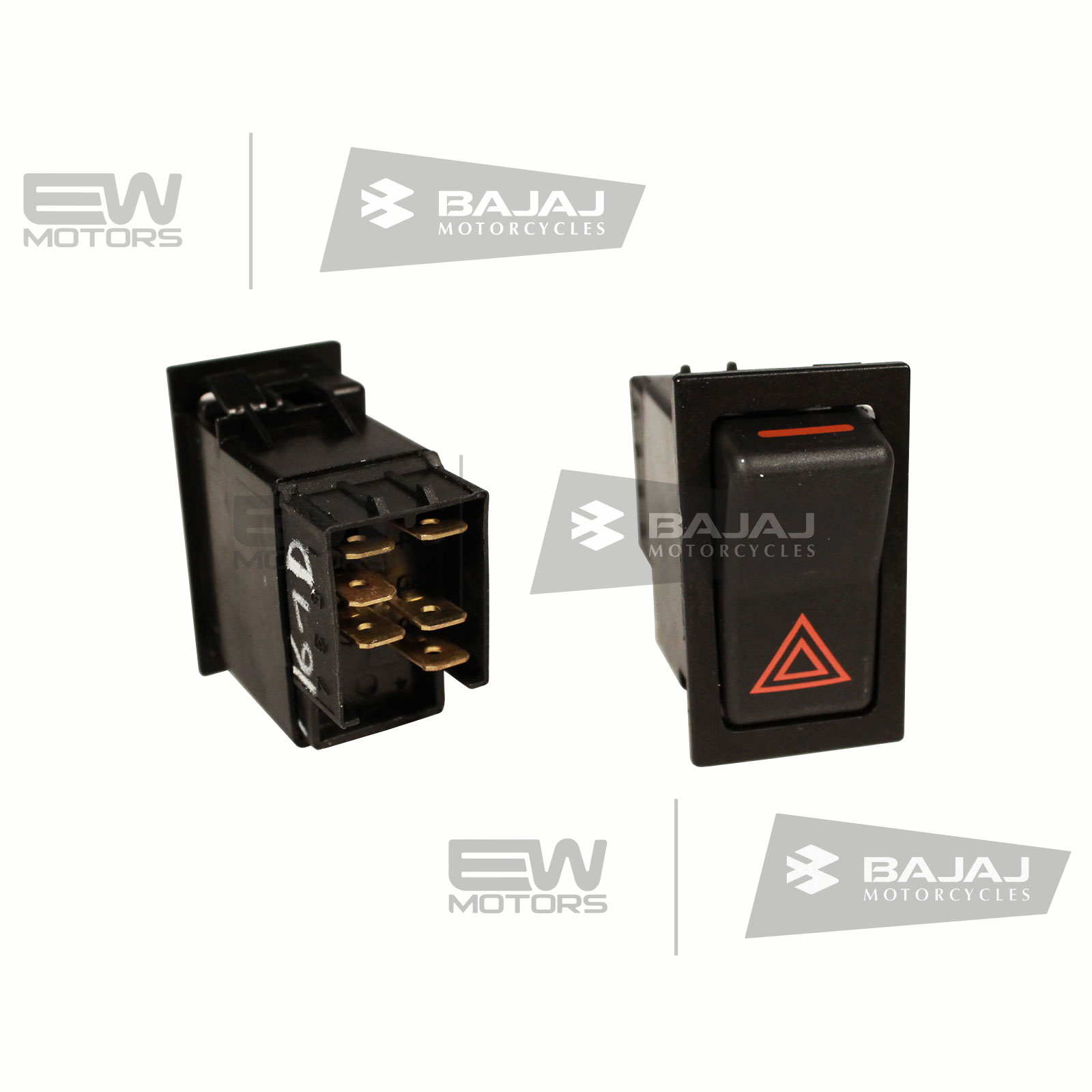 Кнопка аварийной сигнализации AB201077 BAJAJ