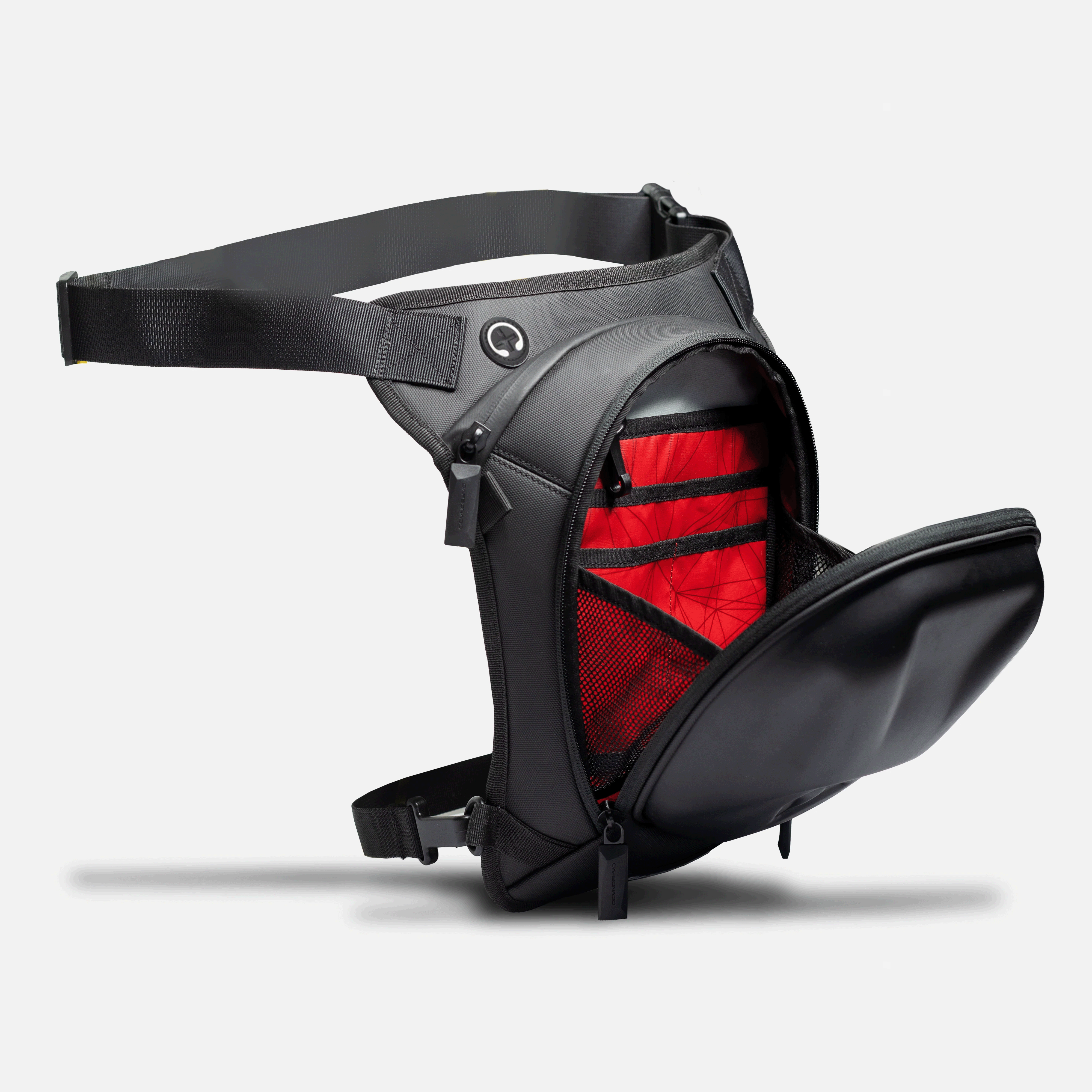 Сумка на пояс/бедро Carbonado TORA, цвет чёрный CN02012201 CARBONADO