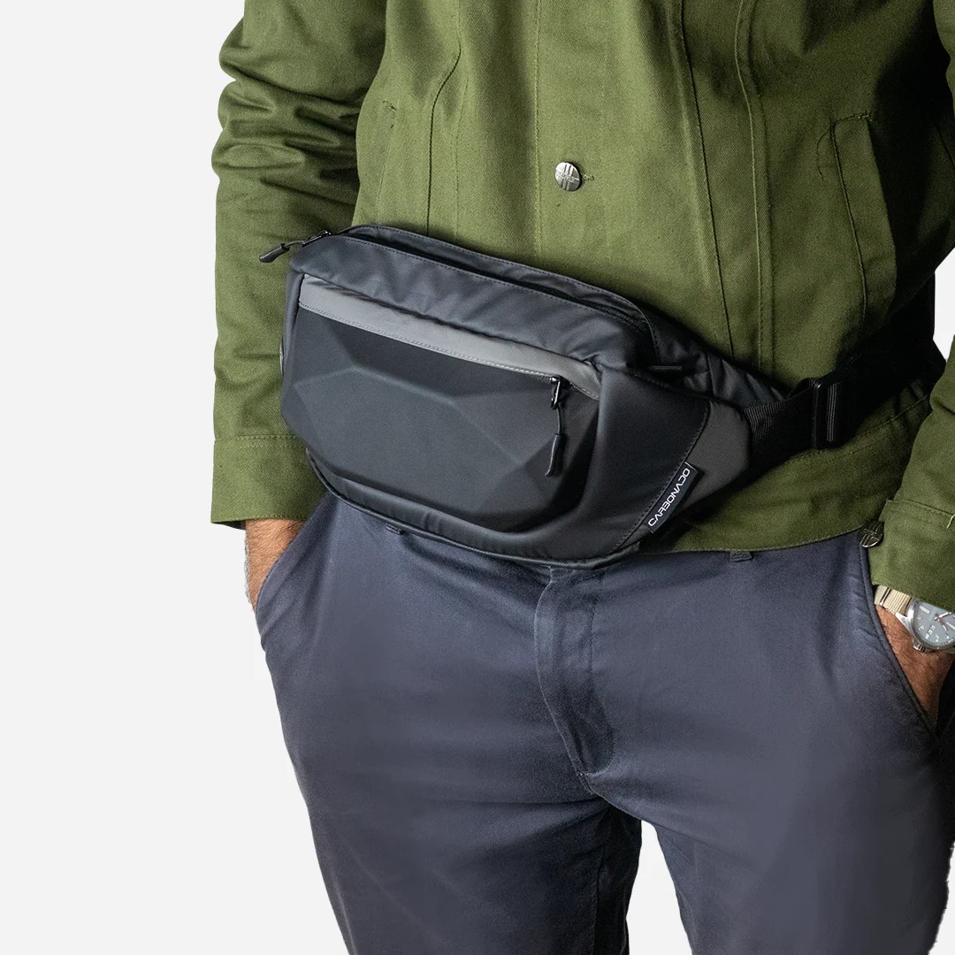 Сумка на пояс Rock Waist CARBONADO, цвет чёрный CN02000113 CARBONADO