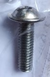 Винт M6X1XL 20 серебрянный LBU00057 BAJAJ